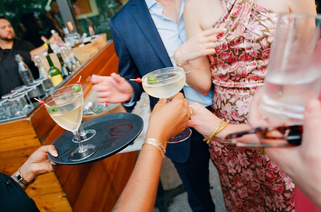 drinks at celestine wedding brooklyn