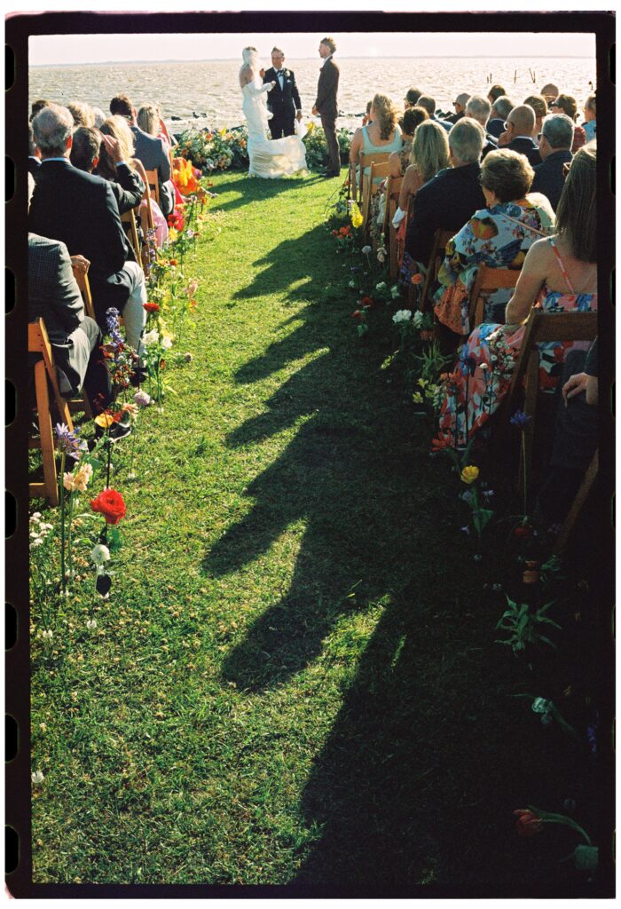 wedding ceremony at whalehead club nc