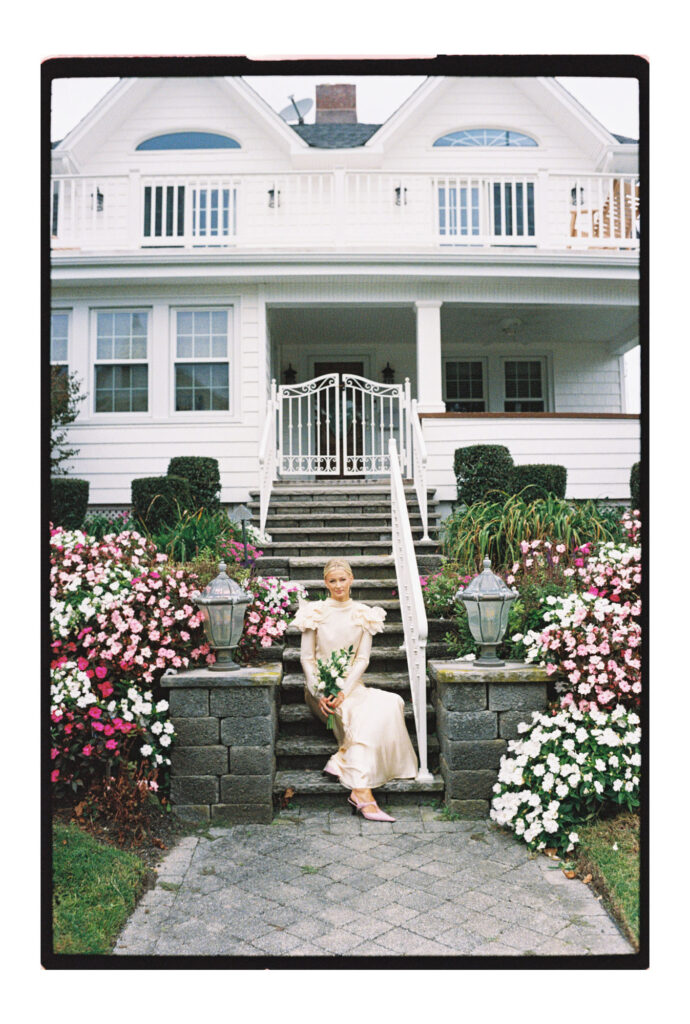 Bride in front at the Parker House wedding in Sea Girt NJ