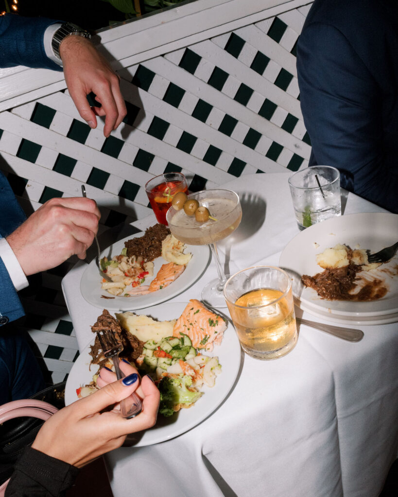 food at at the Parker House wedding in Sea Girt NJ