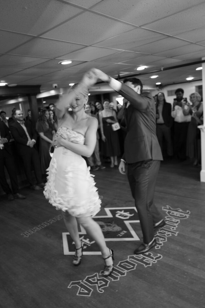 dancing at Jersey Shore wedding in Sea Girt